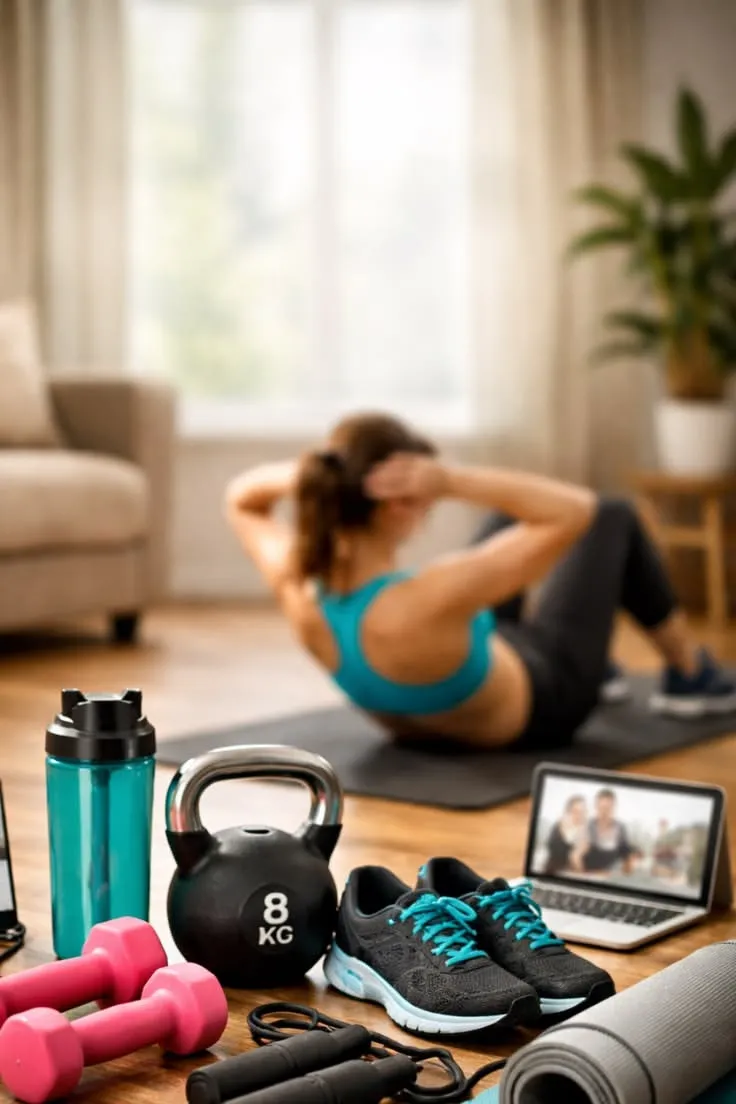 Functional training space with industrial aesthetic